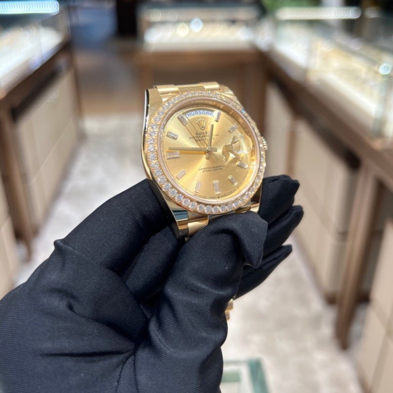 Rolex 228348RBR A Champ Daydate- Aristo Watch & Jewellery