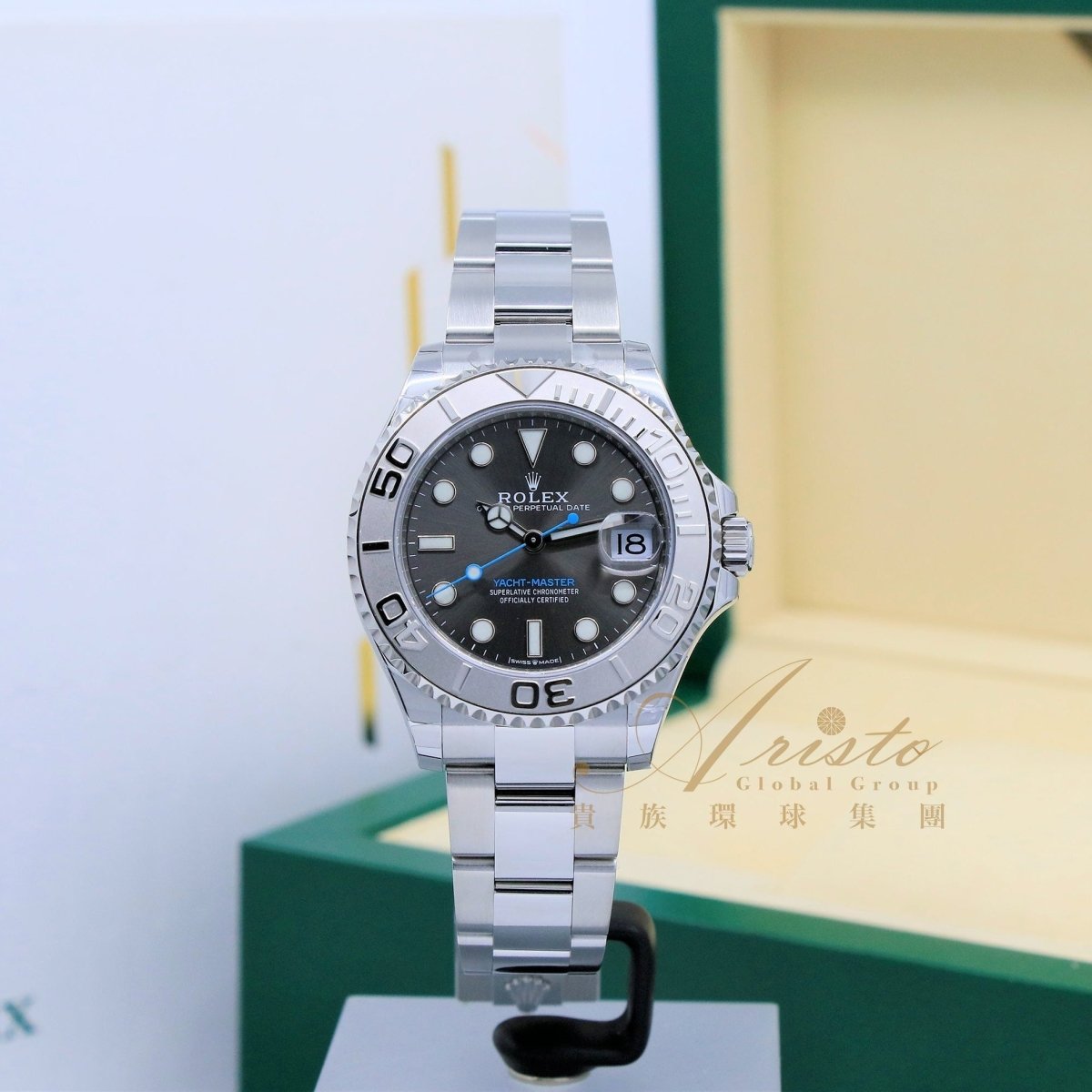 Rolex 268622 Baby Blue Yacht Master- Aristo Watch & Jewellery