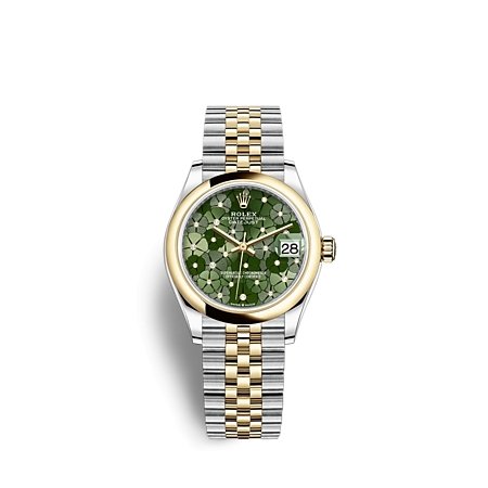 Rolex 278243RBR Green Floral Jub Datejust- Aristo Watch & Jewellery
