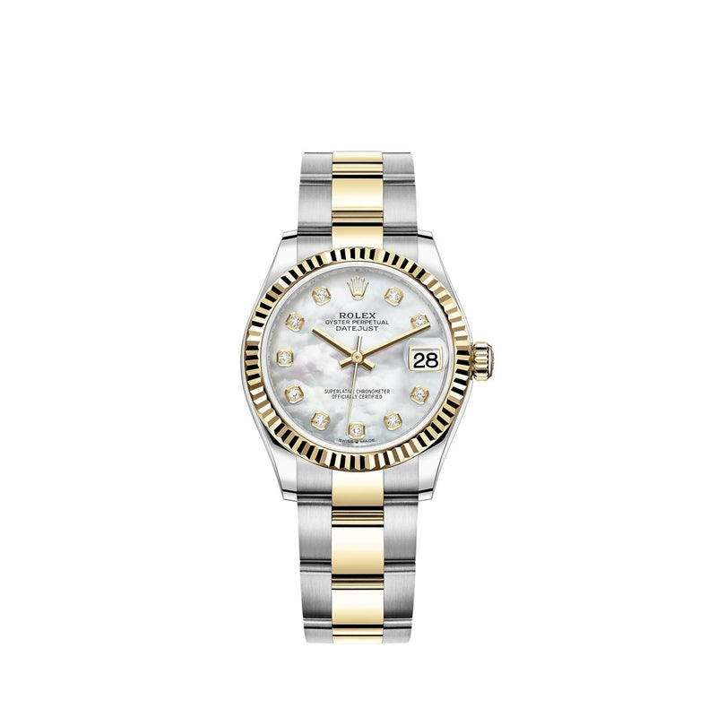 Rolex 278273NG White Oys Datejust- Aristo Watch & Jewellery