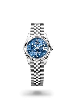 Rolex 278274 Blue Floral Jub Datejust- Aristo Watch & Jewellery