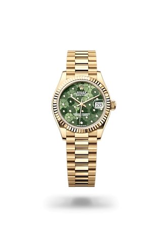 Rolex 278278 Green Floral Datejust- Aristo Watch & Jewellery