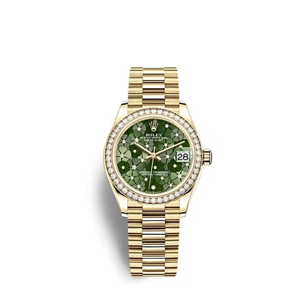 Rolex 278288RBR Green Floral Datejust- Aristo Watch & Jewellery