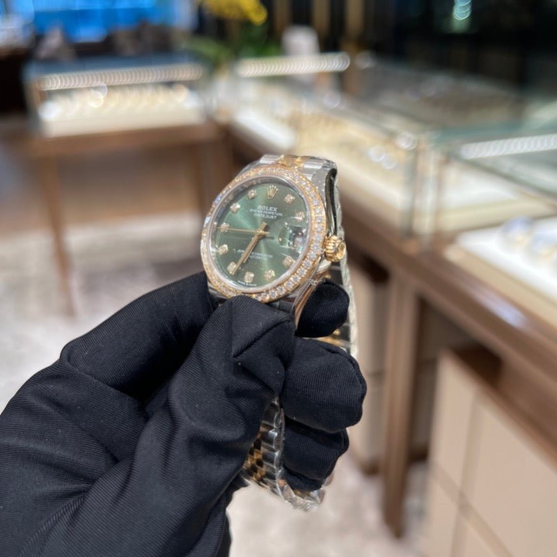 Rolex 278383RBR G Green Jub Datejust- Aristo Watch & Jewellery