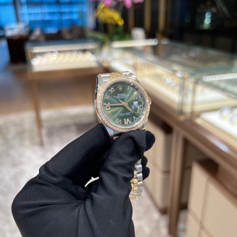 Rolex 278383RBR VI Green Jub Datejust- Aristo Watch & Jewellery