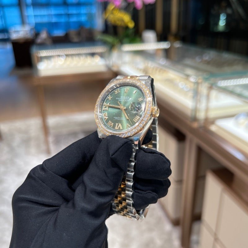 Rolex 278383RBR VI Green Jub Datejust- Aristo Watch & Jewellery