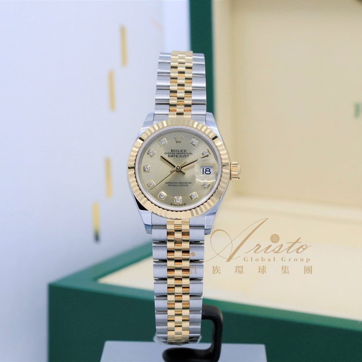 Rolex 279173G Champ Jub Datejust- Aristo Watch & Jewellery