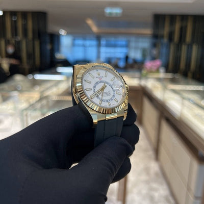 Rolex 326238 White Sky Dweller- Aristo Watch & Jewellery
