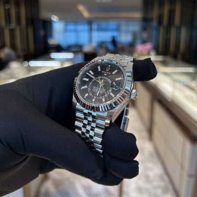 Rolex 326934 Black Jub Sky Dweller- Aristo Watch & Jewellery