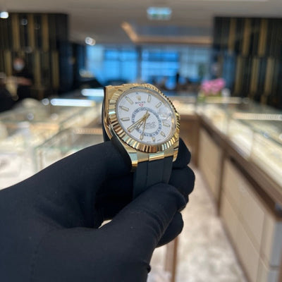 Rolex 326938 White Sky Dweller- Aristo Watch & Jewellery