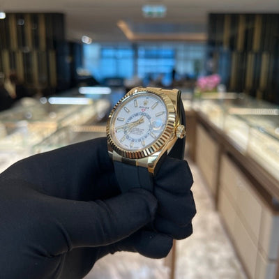 Rolex 326938 White Sky Dweller- Aristo Watch & Jewellery