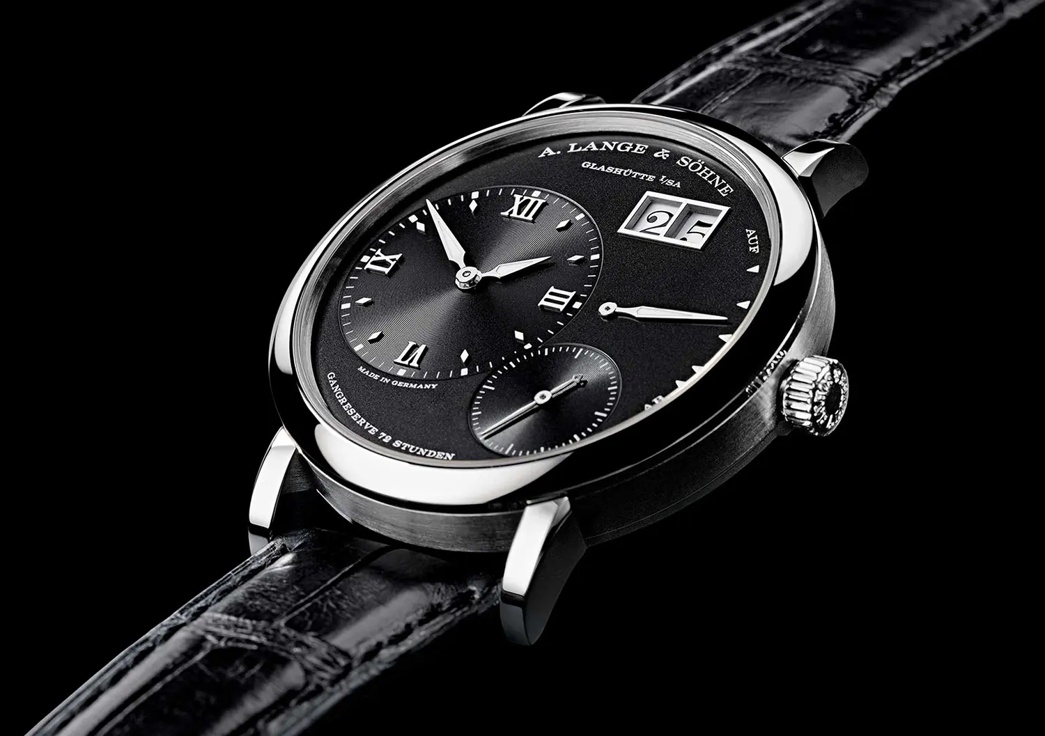 A. Lange & Söhne Lange 1 black dial
